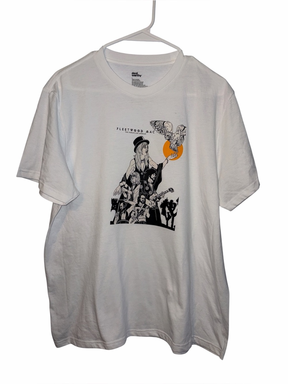 Fleetwood Mac Graphic T-Shirt Size Large New Custom Stevie Nicks